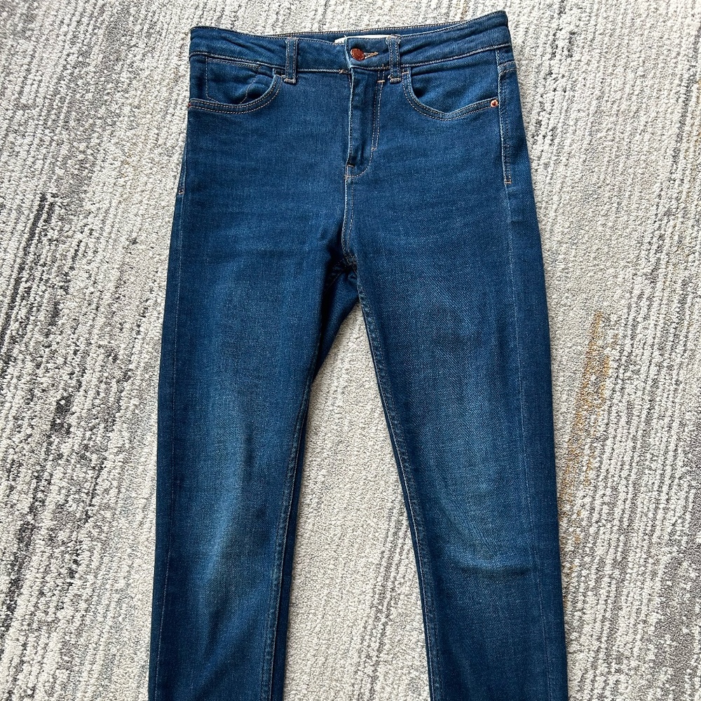 Zara High Waisted Skinny Jeans - Size 27